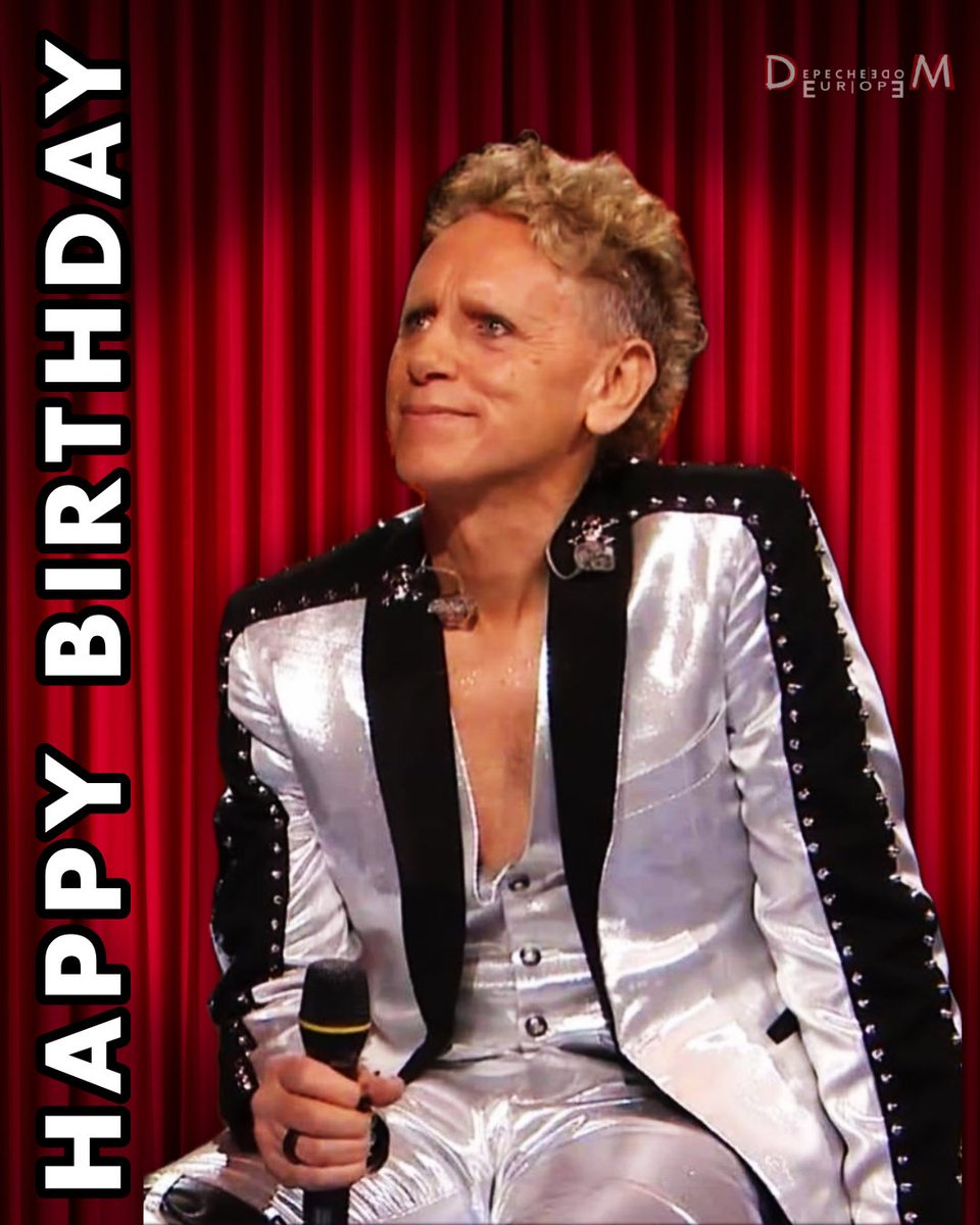 Happy Birthday Mr. Martin L. Gore 🎂