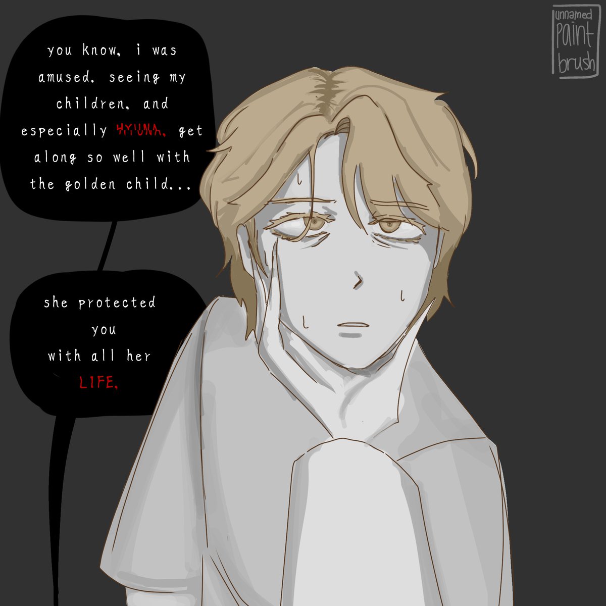 unnamedpaint's tweet photo. (4/22)
"re-domestication", a luka fan comic; part 2.

possible cw for disturbing (?) imagery.

[ #ALNST #alienstage #LUKA #HEPERU #PHAN #HYUNA] https://t.co/YCJUN1IHpU