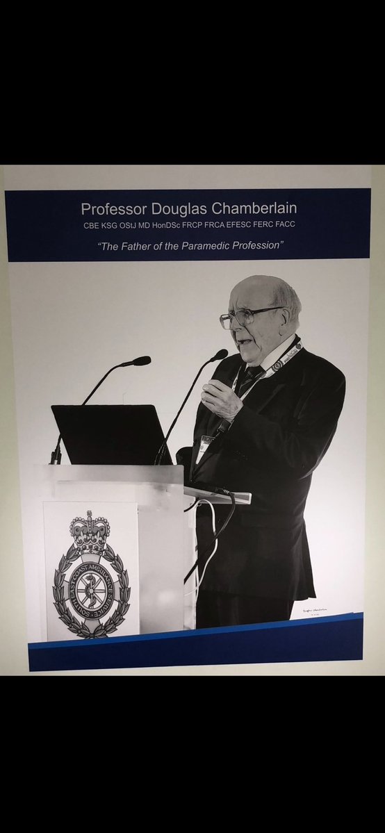 Andrew Latham (@andrewlsja) on Twitter photo Whilst catching up on <a href="/thetimes/">The Times and The Sunday Times</a> I came across the obituary for Prof Douglas Chamberlain CBE OStJ. The man who created paramedic profession <a href="/ParamedicsUK/">College of Paramedics</a>
How many lives have been saved by his outstanding vision?
May he rest in peace and rise in Glory
#NulliSecundus Whilst catching up on <a href="/thetimes/">The Times and The Sunday Times</a> I came across the obituary for Prof Douglas Chamberlain CBE OStJ. The man who created paramedic profession <a href="/ParamedicsUK/">College of Paramedics</a>
How many lives have been saved by his outstanding vision?
May he rest in peace and rise in Glory
#NulliSecundus