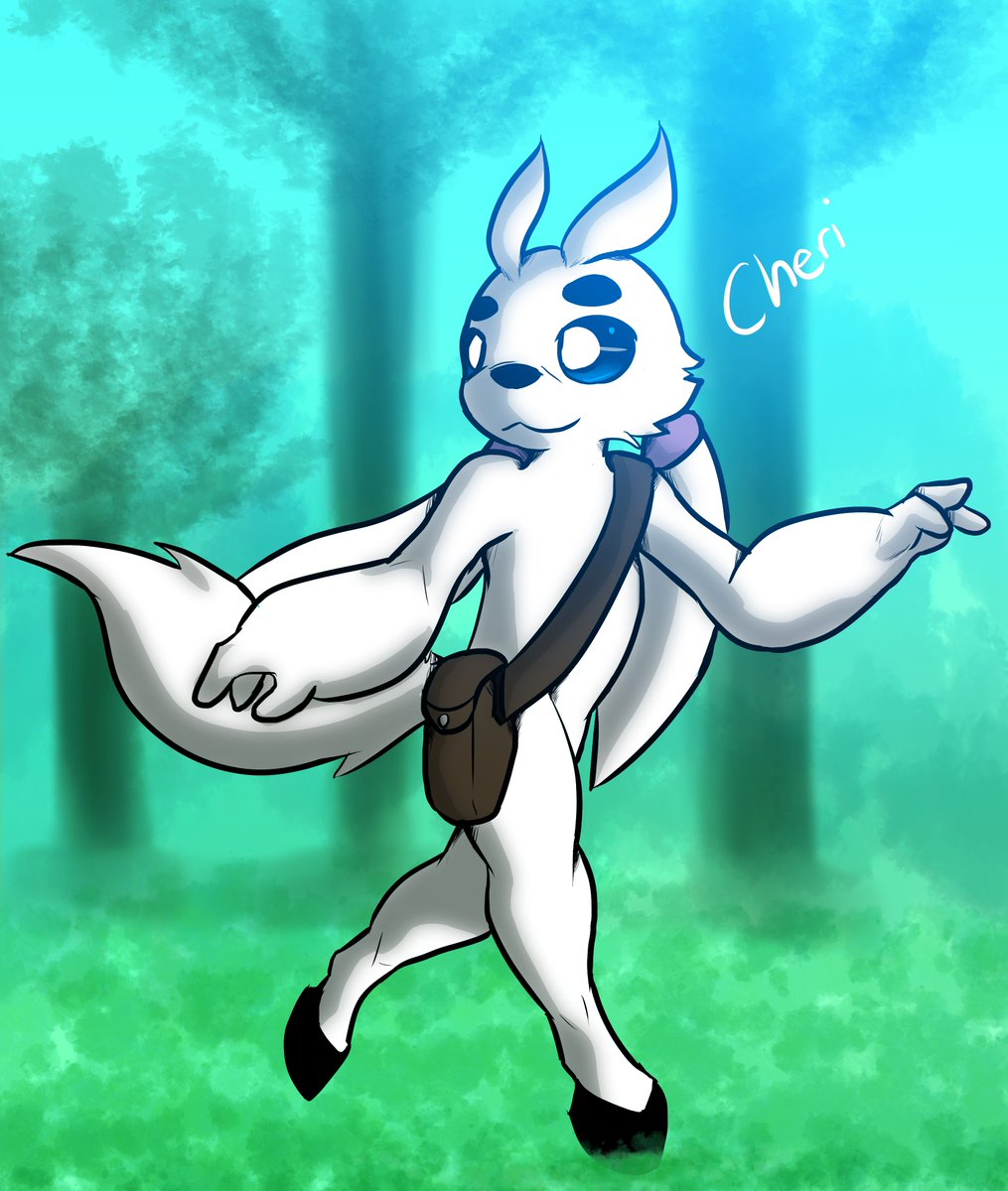 VangalionH's tweet image. Artfight attack for JuneTheFox!
Nothing beats the great outdoors, especially for Cheri the adventurous spirit! 馃尦馃尦馃尦
