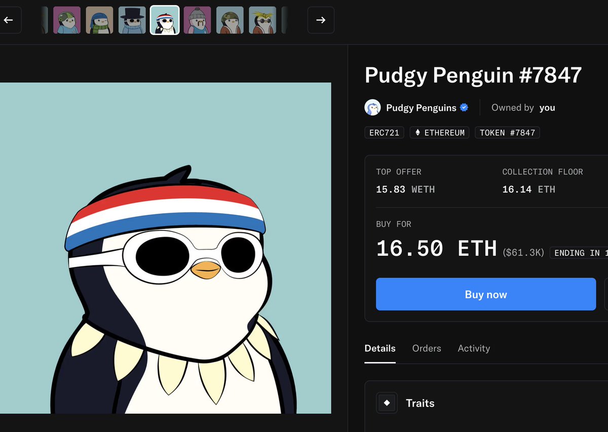 benwgmi_'s tweet image. Who wants a Pudgy Penguin worth 16.5eth ?
Interact, First 1000 Only..