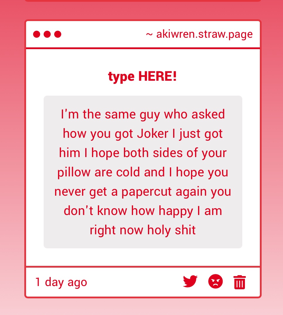 akiwrens's tweet image. IM SO HAPPY FOR YOU ANON he’s so fucking busted use him for like 90% of your battles. congrats on your joka….