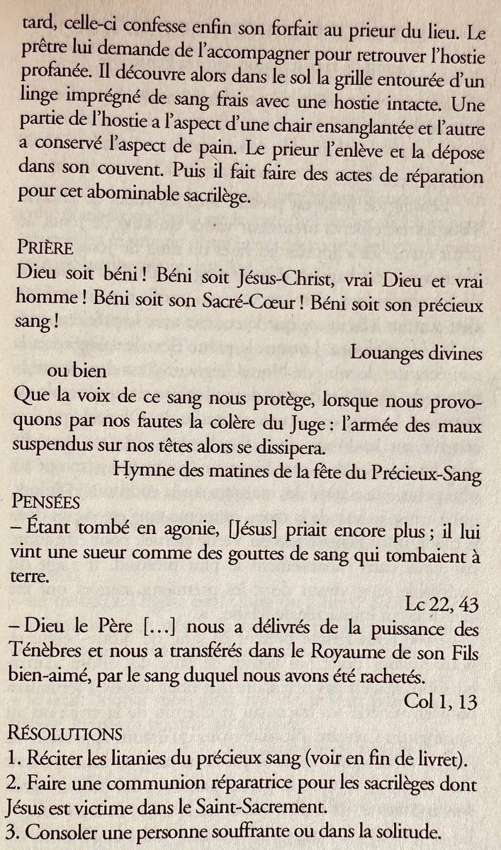 mg12gm's tweet image. Que la voix de ce sang nous protège, lorsque nous provoquons par nos fautes la colère du Juge: l'armée des maux suspendus sur nos têtes alors se dissipera.
(Hymne des matines de la fête du Précieux-Sang)