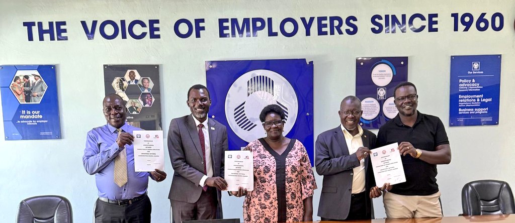 As a key stakeholder on labour &amp; employment matters, we were delighted to sign an MOU with Industriall National Coordinating Council to strengthen collaborative approach to facilitate the domestication of C190 ratified by Uganda in 2023. Looking forward to a fruitful partnership!
