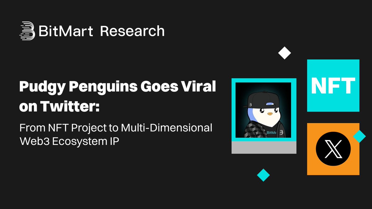BitMartExchange's tweet image. Your X feed lately = Penguins + $PENGU ?
Here’s how an early NFT project turned into a full-on Web3 ecosystem. 🐧
Dive into our full guide 👉 bit.ly/3GBSLgg
@pudgypenguins