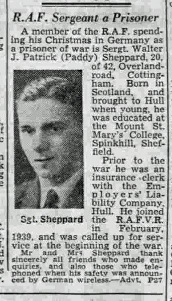 pettore's tweet image. Born this day 23rd.July 1920.
Sgt. Walter John Patrick Sheppard.
One of THE FEW.
bbm.org.uk/airmen/Sheppar…
He survived.