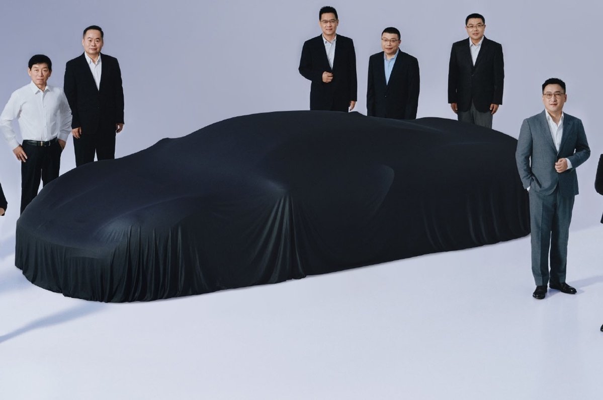 autocar's tweet image. The company behind the Ora 03 and Haval Jolion Pro is about to reveal a mid-engined supercar flagship.
And it could pack a massive V8... autocar.co.uk/car-news/new-c…