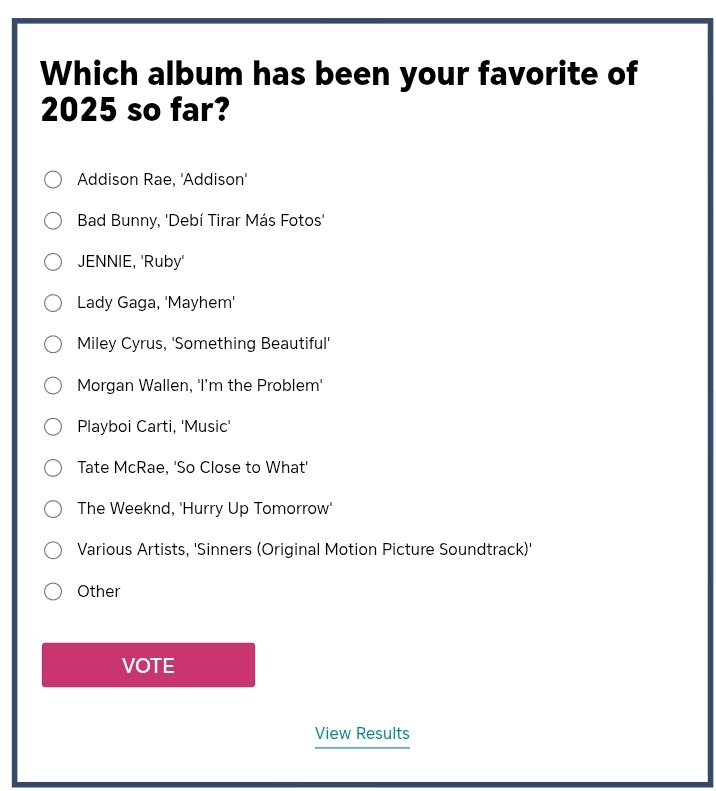 Izyxx123986's tweet photo. RUBIES, DON’T SLOW DOWN‼️ Jennie is leading for Billboard Best Album but the gap is only 3%! Other fandoms are catching up fast. We need to secure her win! 🗳️ VOTE NONSTOP & REMIND EVERYONE 💎 Let’s give Jennie what she truly deserves! #VoteRuby #JENNIE #RubyBestAlbum https://t.co/ku0XyVLwdA