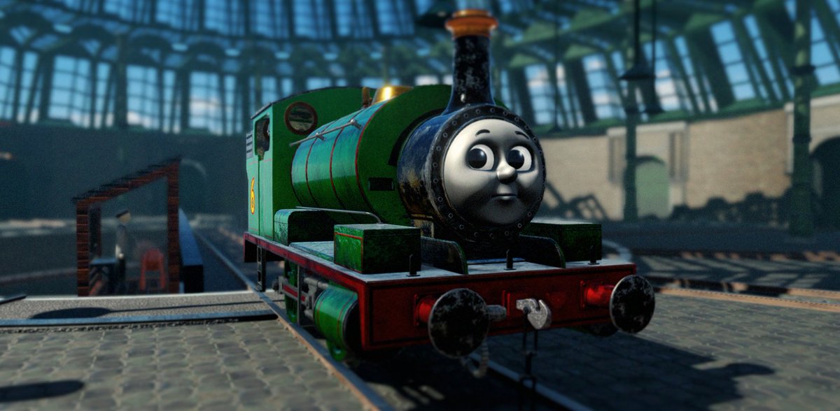 duckbirps's tweet image. Percy's face rig is very difficult to work with, to get this face texture result I had to do a of work using a bunch of different programs
Long story short Percy's gonna have these big eyes (can't fix them)