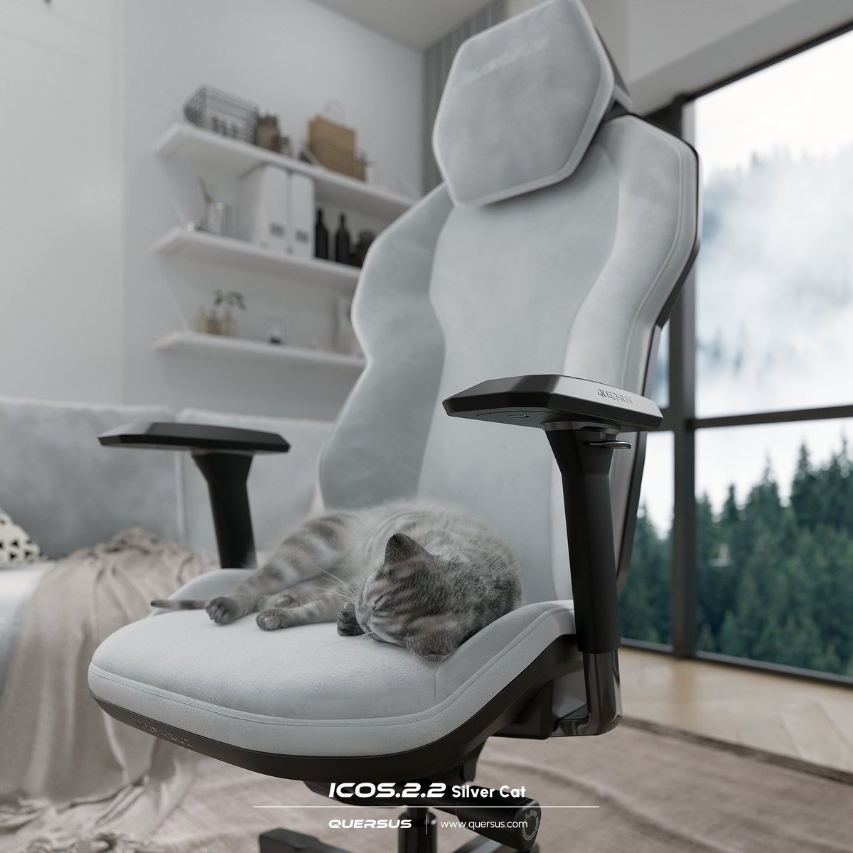 QUERSUS ICOS.2.2 Silver Cat – Conçu par nous, perfectionné par vous ✨

Cette chaise a été affinée avec soin — et grâce à vos retours. Chez QUERSUS, nous pensons que le bon design commence par l'écoute de nos utilisateurs. Ce modèle allie donc innovation, confort et améliorations