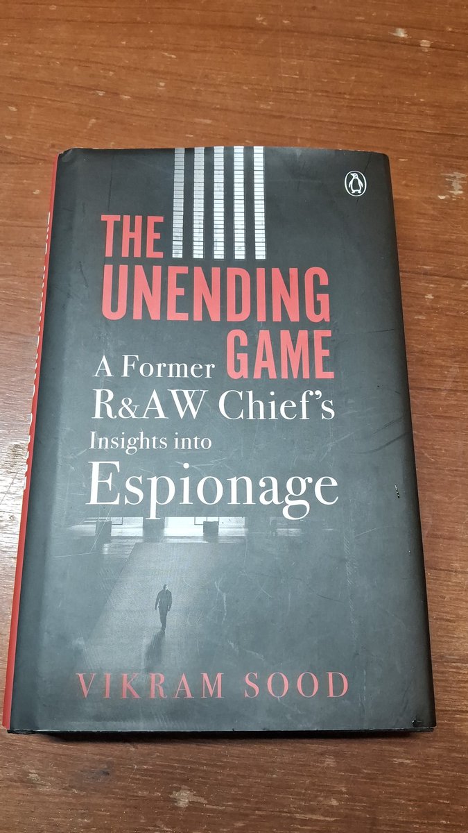 SeshadriBhanu's tweet image. Early morning delivery.....can't put down this book...thank you @Vikram_Sood Sir