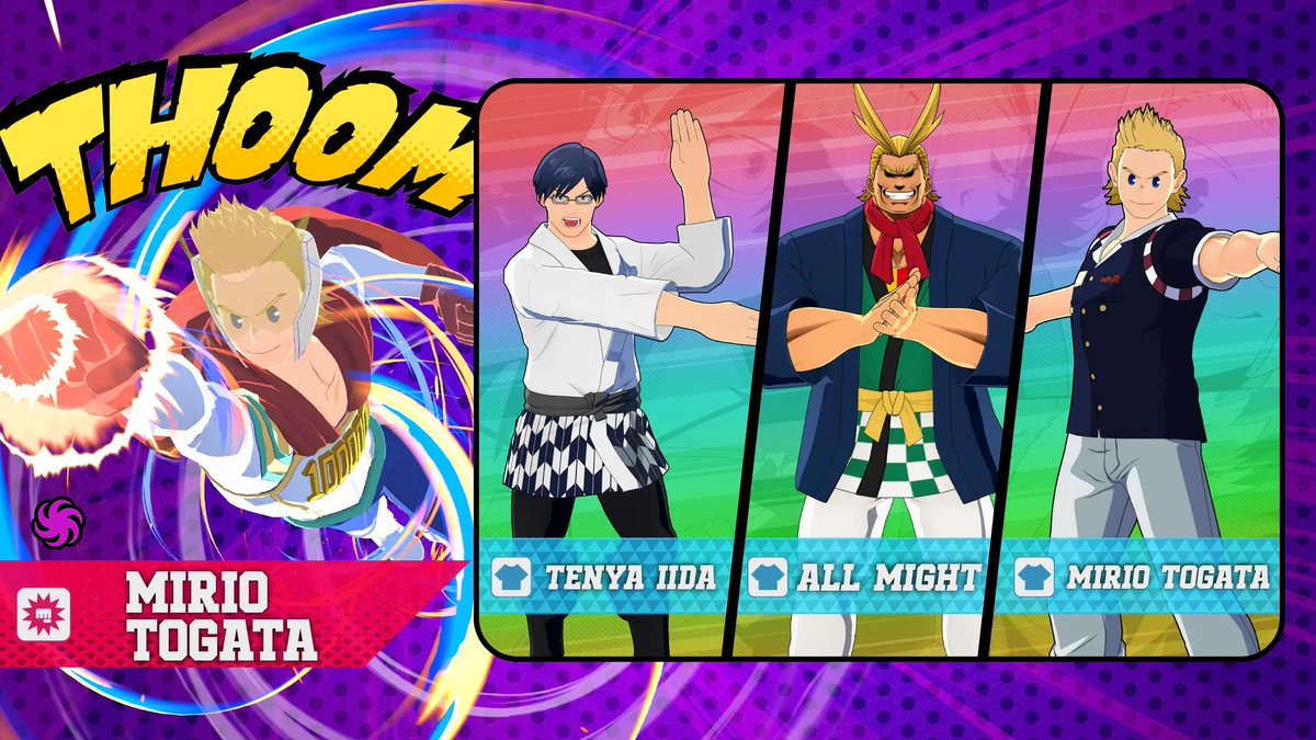 [Upcoming Gacha Roll]
Quirk Skill Set Roll (S12) Togata
Start Date: 2025-09-03 13:00:00 (JST) ～ End Date: 2025-09-24 12:59:59 (JST)
ultrarumble.com/gasha/2512006

#ヒロアカUR #ヒロアカ #MHUR #MYHEROULTRARUMBLE