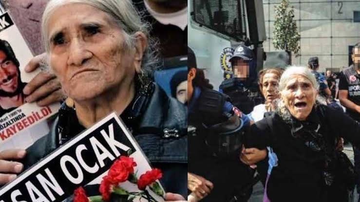 Hasan Ocak’ın annesi, direncin ve adalet arayışının adı Emine Ocak’ı kaybettik.
Oğlunun mezarını yıllarca ararken bir halkın vicdanına dönüştü.
#CumartesiAnneleri’nin en güçlü sesiydi, yüreğimizin annesiydi.
Mekânı cennet, mücadelesi yolumuza ışık olsun.
Başımız sağ olsun.