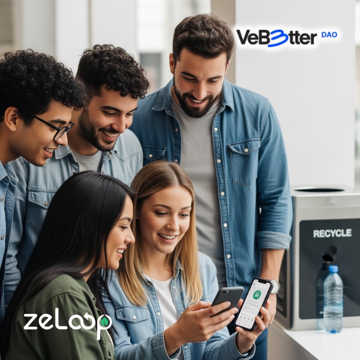 zeloop_'s tweet image. How Vebetter challenge works?  Download from store the ZeLoop app, register for the VeBetter challenge, and start earning for every bottle you recycle!  #VeBetterDAO #VeChain #zeloop #HowToTrain
@vechainofficial 
tinyurl.com/vebetterChalle…