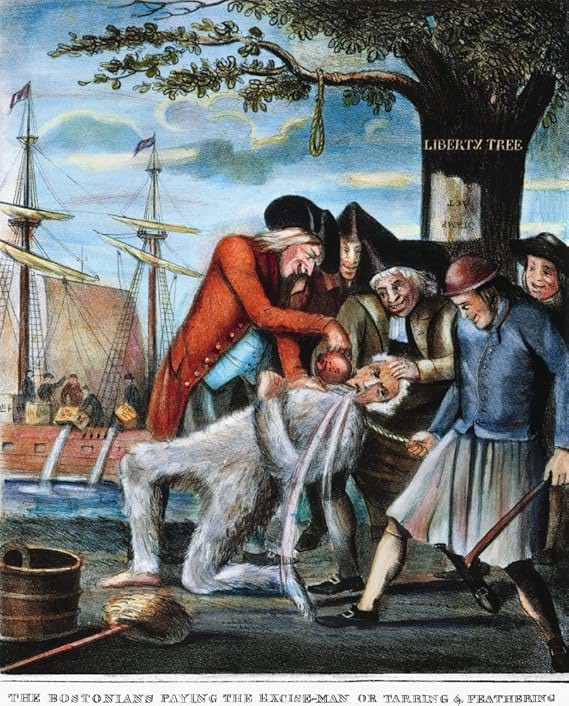 100AcreAdvHawk's tweet image. What happened to the good old days of Tar and Feathering?