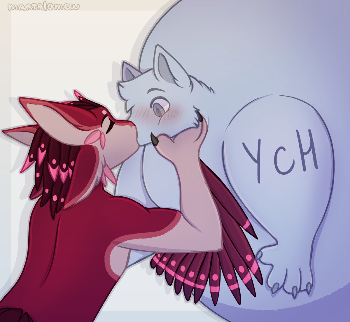 Puff kiss ych for <a href="/MMarcusArt/">Marcus</a>