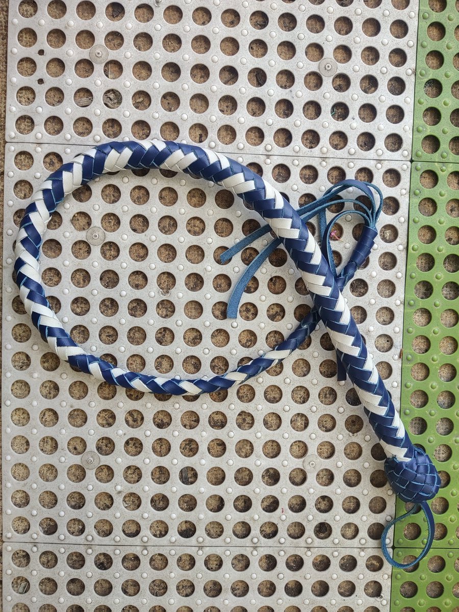 藍白色一本鞭長度約90