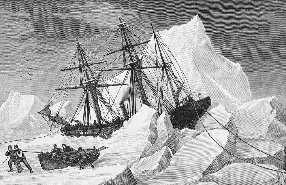 HectorBraojos's tweet image. ⚓️ #Hielo en las regiones #árticas - #América: una enciclopedia de su historia y biografía (1882).