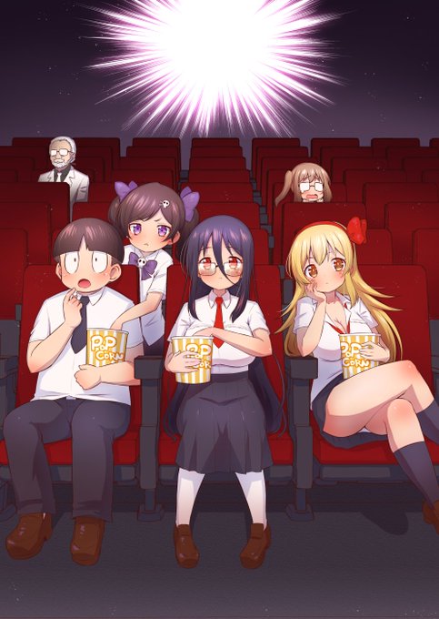 『君とアポカリプス』2巻の文字無し版表紙です
ミニシアターですねこの規模は
2巻は来月、8月7日発売です
78月じゃないですよ! 