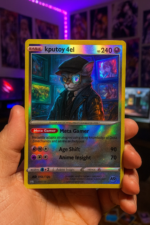 kputoy_4el.ink (@kputoy4el) on Twitter photo I was exposed... I am actually a legendary Pokemon. <a href="/onchainNika/">NikaOnchain</a> was able to reveal my secret and made such a wonderful card๐๐๐ I was exposed... I am actually a legendary Pokemon. <a href="/onchainNika/">NikaOnchain</a> was able to reveal my secret and made such a wonderful card๐๐๐