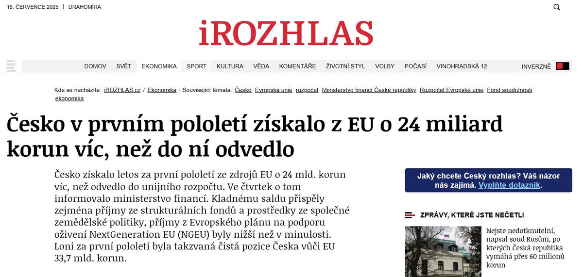 MartinBaxa2's tweet image. Pro mě je důvod, proč být v EU, hlavně hodnotový: prostě patříme na Západ. Všichni, kteří volají po vystoupení Česka z Unie, by si měli uvědomit i praktické důsledky.