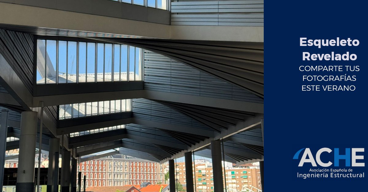 “Esqueleto Revelado” Compartid vuestras fotografías este verano. En cada uno de los viajes que hacemos descubrimos estructuras, edificios o cubiertas interesantes.  
🔍Usad el hashtag #EsqueletoRevelado
#ACHE  #conoceACHE  #IngenieriaEstructural
