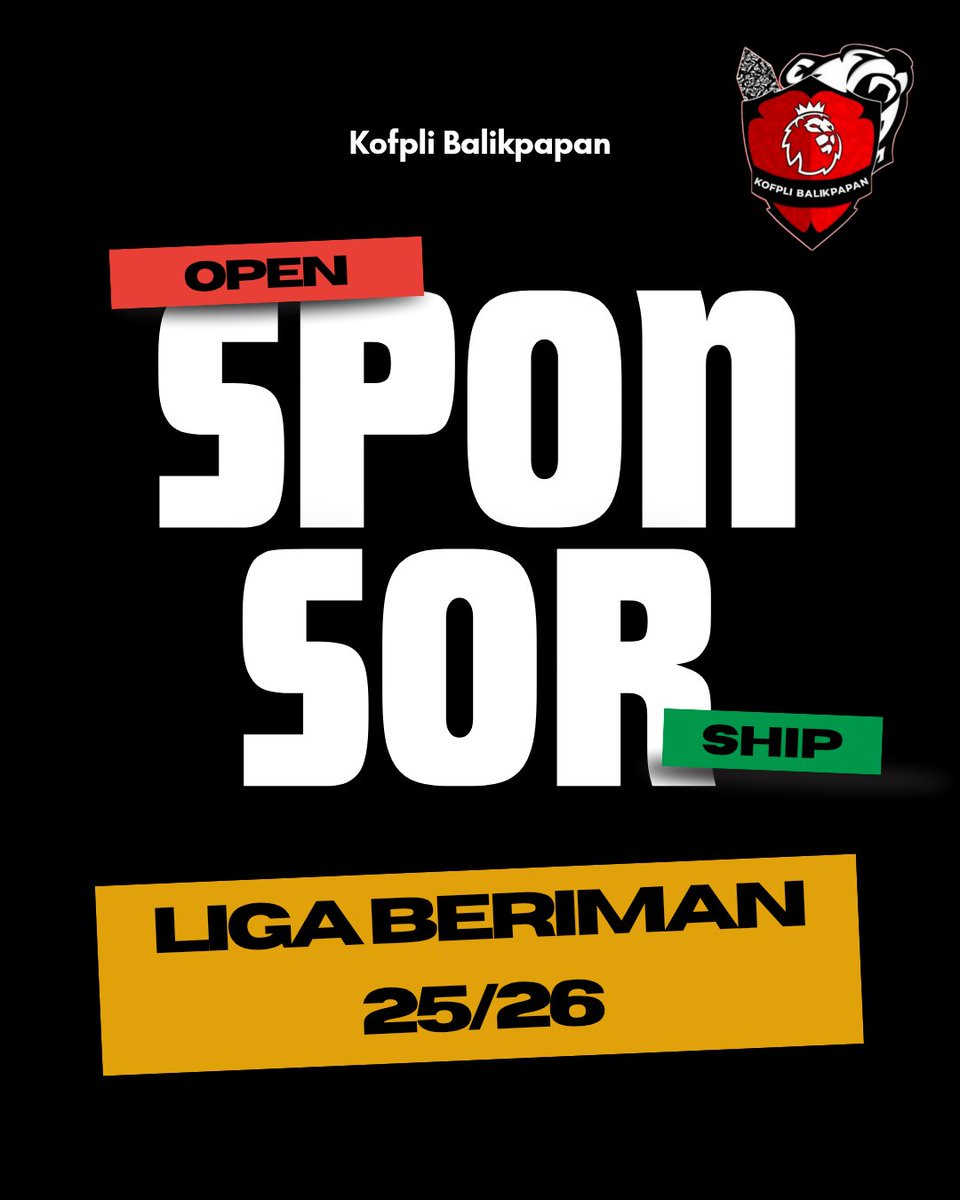 KoFPLI Balikpapan (@kofpli_bpp) on Twitter photo KOFPLI Balikpapan siap gelar LIGA BERIMAN 25/26! ๐
Manager FPL Balikpapan: siapkan tim, wajib masuk grup WA, daftar ke admin!
Brand Anda tertarik jadi sponsor? Hubungi kami segera.
Link wa admin :
wa.me/qr/EOUHPDVSSQNโฆ
cc : <a href="/KoFPLI/">Komunitas FPL Indonesia</a> <a href="/hatihatidiFPL/">HATI-HATI FPL ๐ฎ๐ฉ</a> <a href="/pisangij01/">FPL Liga Pisangijo</a> KOFPLI Balikpapan siap gelar LIGA BERIMAN 25/26! ๐
Manager FPL Balikpapan: siapkan tim, wajib masuk grup WA, daftar ke admin!
Brand Anda tertarik jadi sponsor? Hubungi kami segera.
Link wa admin :
wa.me/qr/EOUHPDVSSQNโฆ
cc : <a href="/KoFPLI/">Komunitas FPL Indonesia</a> <a href="/hatihatidiFPL/">HATI-HATI FPL ๐ฎ๐ฉ</a> <a href="/pisangij01/">FPL Liga Pisangijo</a>