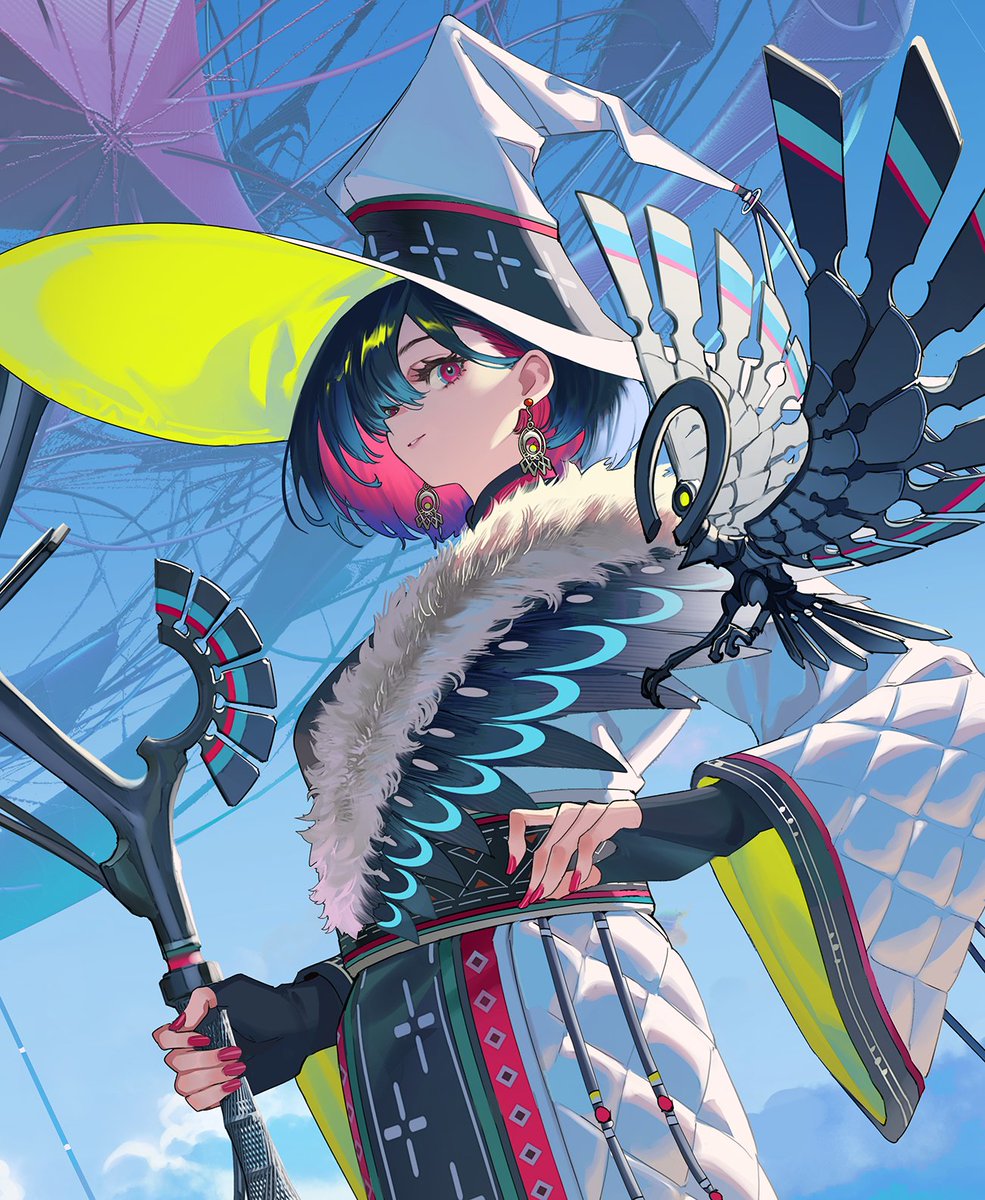 m_o_g_m_o_g_555's tweet image. 『VISIONS 2026 ILLUSTRATORS BOOK』の表紙イラストを描かせていただきました。 9月19日発売です!よろしくお願いします!#VISIONS2026 kadokawa.co.jp/product/322501…