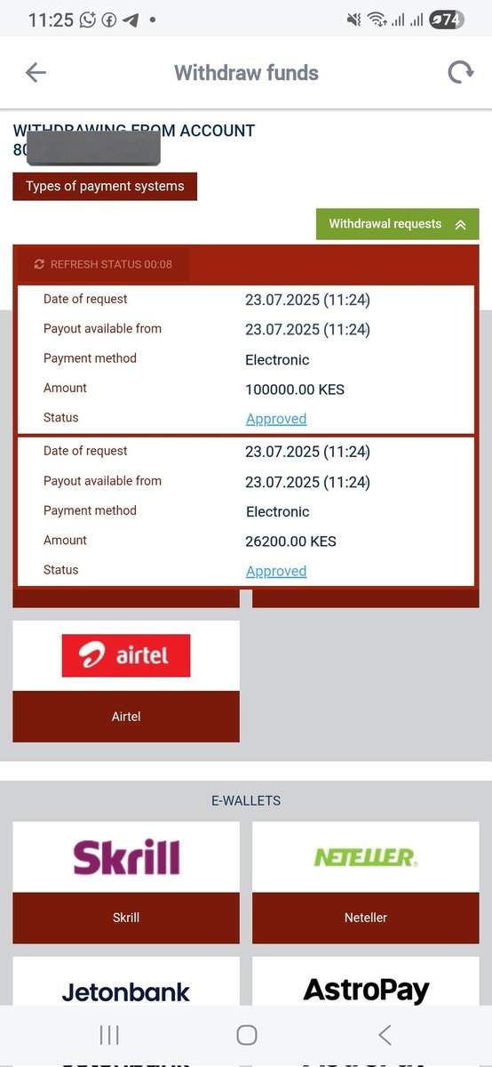 3M_Won's tweet image. Hey @grok in Exactly 12hrs Randomly select 3 Punters who will play this Bet with atleast 50 KES on 888Starz Bookie. Each will receive 500 KES in total 1,500KES will be shared.
They should send proof of screen shot on the comment.
No Account Yet
𝐑𝐞𝐠𝐢𝐬𝐭𝐞𝐫📲…