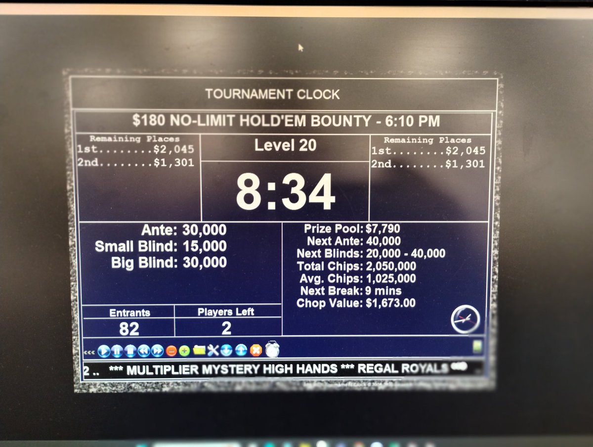 SPPokr's tweet image. Congratulations to Andrew! He outlasted 81 with competitors to outright win tonight's 6pm NLH $180 bounty. Taking home over $2000 in cash and the coveted South Point medallion! South Point Hotel, Casino & Spa