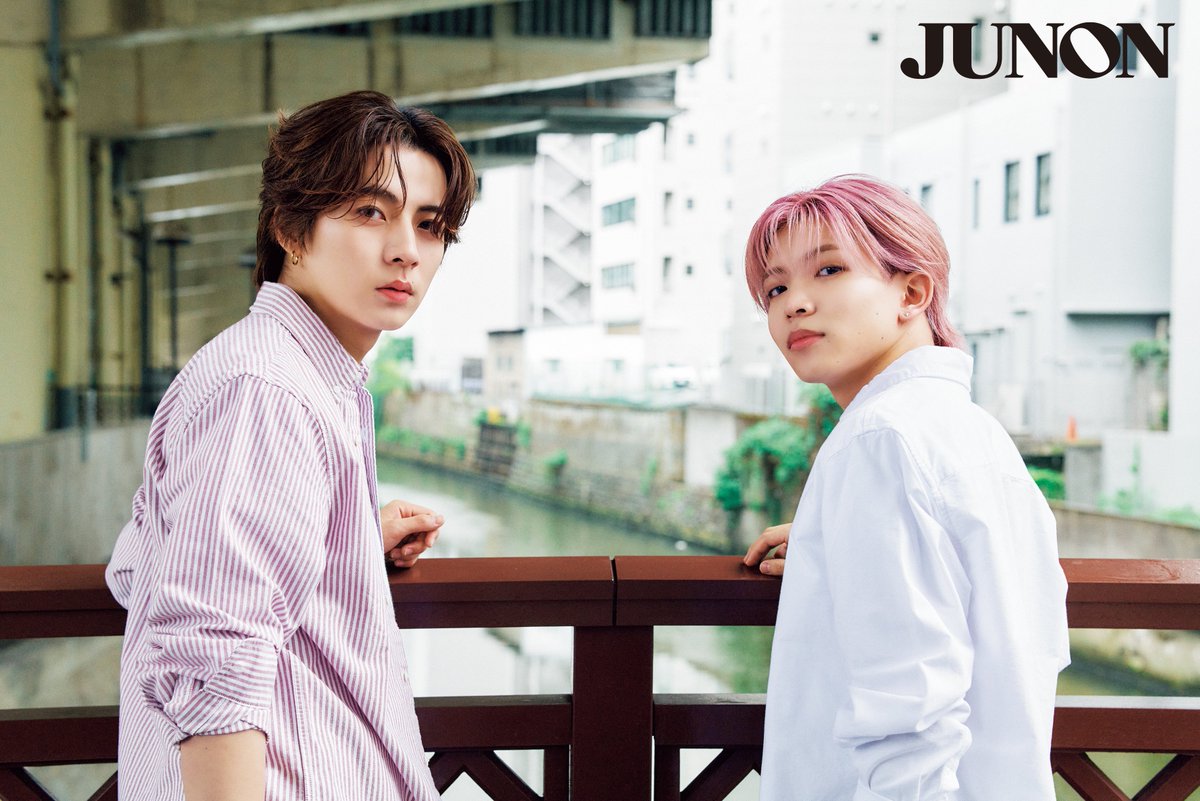 掲載情報📢 ＼ 発売中の #JUNON 9月号に #中村竜大 #山田晃大 が 登場