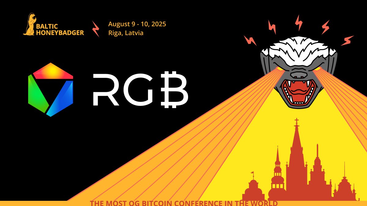 Hodl Hodl (@hodlhodl) on Twitter photo 🔥 Sponsor Announcement! 🔥
We’re excited to welcome the <a href="/rgbconsortium/">RGB Consortium</a> as an official sponsor of #BH2025!
#RGB protocol is driving the future of #Bitcoin smart contracts and Layer 2 innovation — enabling private, scalable, and expressive applications built directly on 🔥 Sponsor Announcement! 🔥
We’re excited to welcome the <a href="/rgbconsortium/">RGB Consortium</a> as an official sponsor of #BH2025!
#RGB protocol is driving the future of #Bitcoin smart contracts and Layer 2 innovation — enabling private, scalable, and expressive applications built directly on