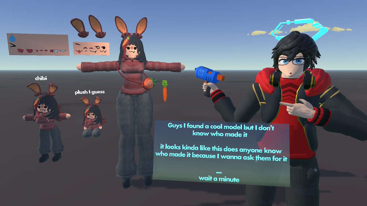 lol_o_nine's tweet image. When you lowkey want a model but you're also too shy to ask the original creator so you just pull out 99% of your modeling power to make an accurate recreation
Credits to RomanusCatusTheIII (RomanCat) on Rec Room for making the original
#recroom #recroomvr #vrchat #3dmodeling