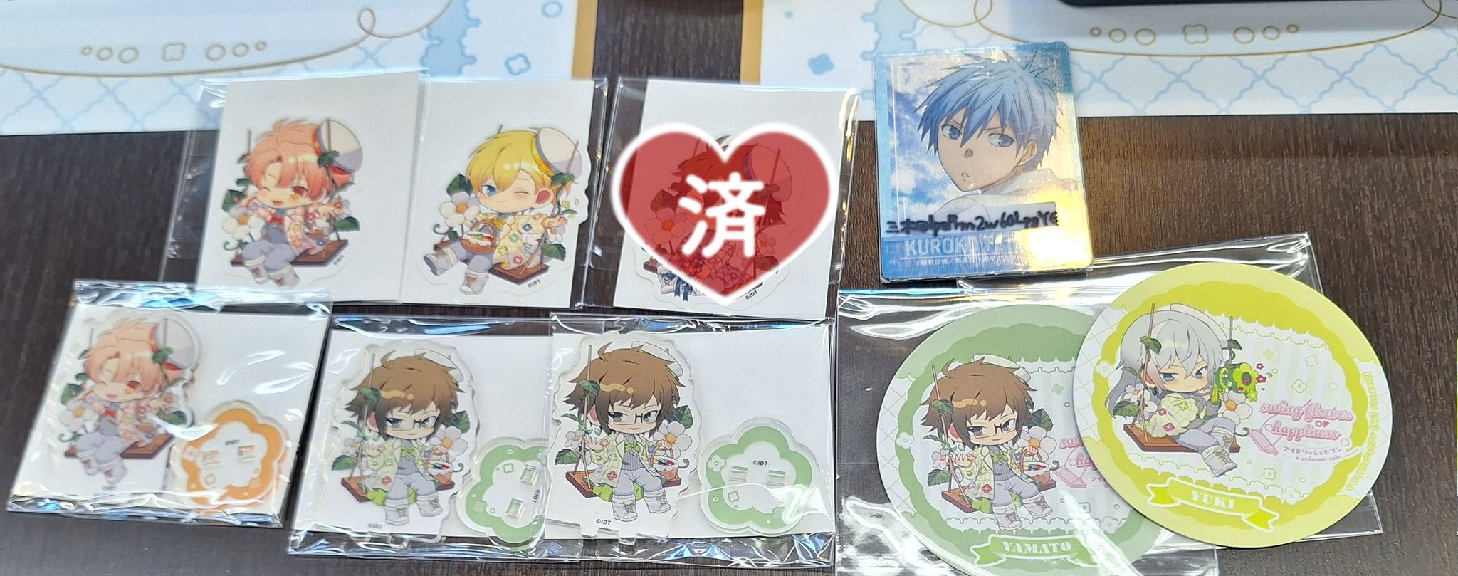 アイナナ アニカフェ アクスタ ステッカー 三月 環 壮五 ナギ アイナナ アニカフェ アクスタ 環、壮五、ナギ - メルカリ