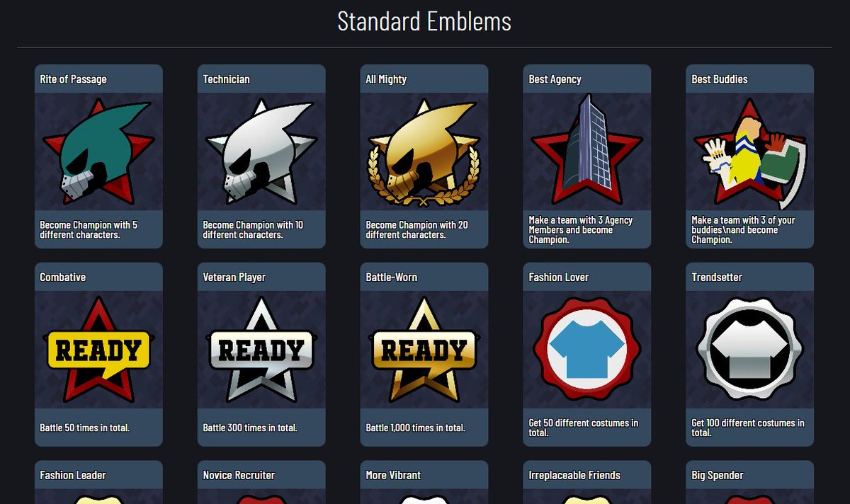 [Updated Emblems]
ultrarumble.com/emblems

#ヒロアカUR #ヒロアカ #MHUR #MYHEROULTRARUMBLE