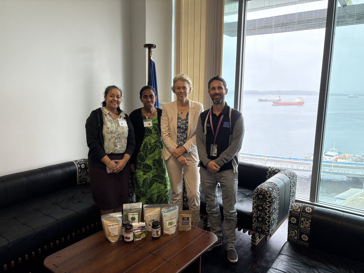 BPlinkertEU's tweet image. Great to meet @FriendFiji today, discussing opportunities for collaboration in developing the private sector and economoc empowerment in 🇫🇯. @EUPasifika
