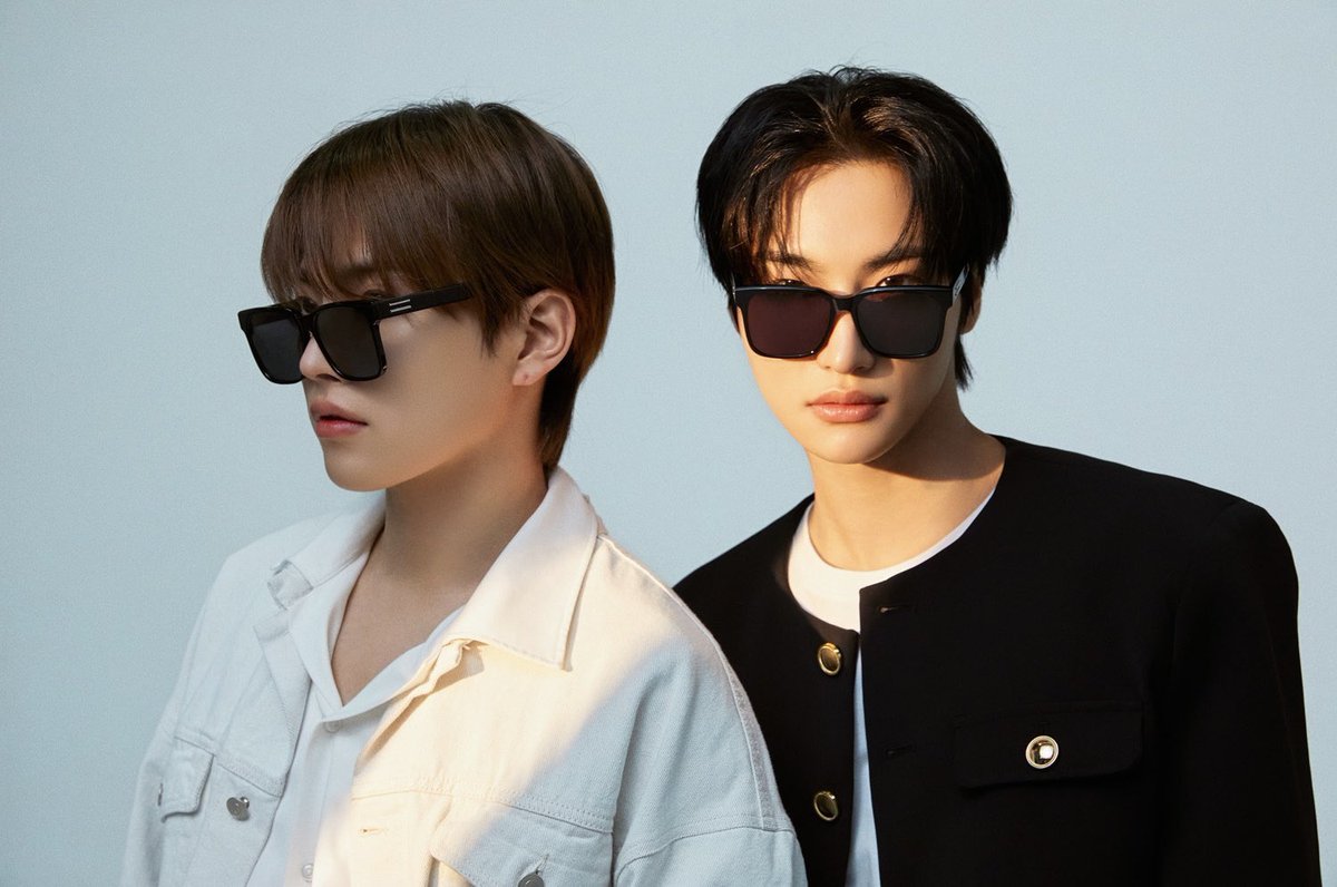 seonghwabase's tweet image. Hongjoong and Seonghwa have been announced as models for a special collab with eyewear brand 'The Silent Soul' launching Jul 28 (Mon)