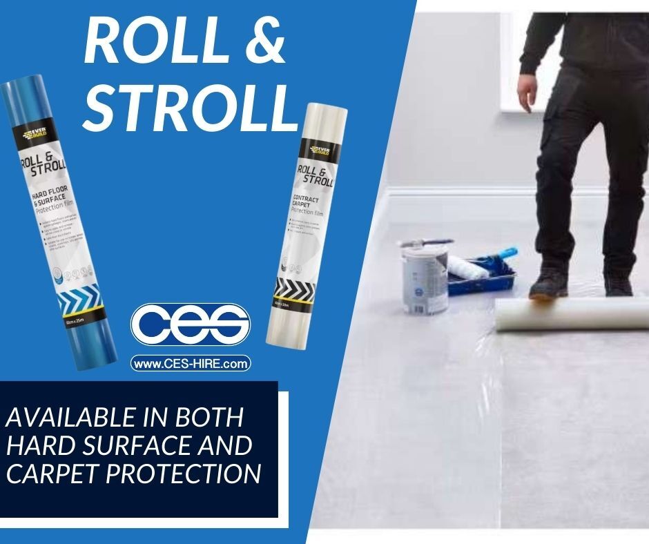 Protect your floors with ease! Discover Roll &amp; Stroll at CES Hire - your go-to for both hard surface and carpet protection. 

hubs.li/Q03mq-YP0