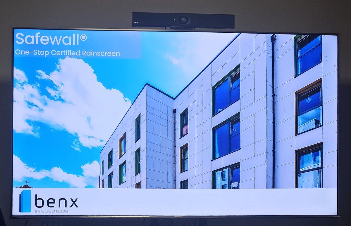 On Tuesday we welcomed Benx to our head office in Haydock to discuss their new Safewall One-Stop Certified Rainscreen solution.

To find out more about Safewall visit - buff.ly/waI5lMg 

#benx #supplychain #facade #rainscreen #cladding