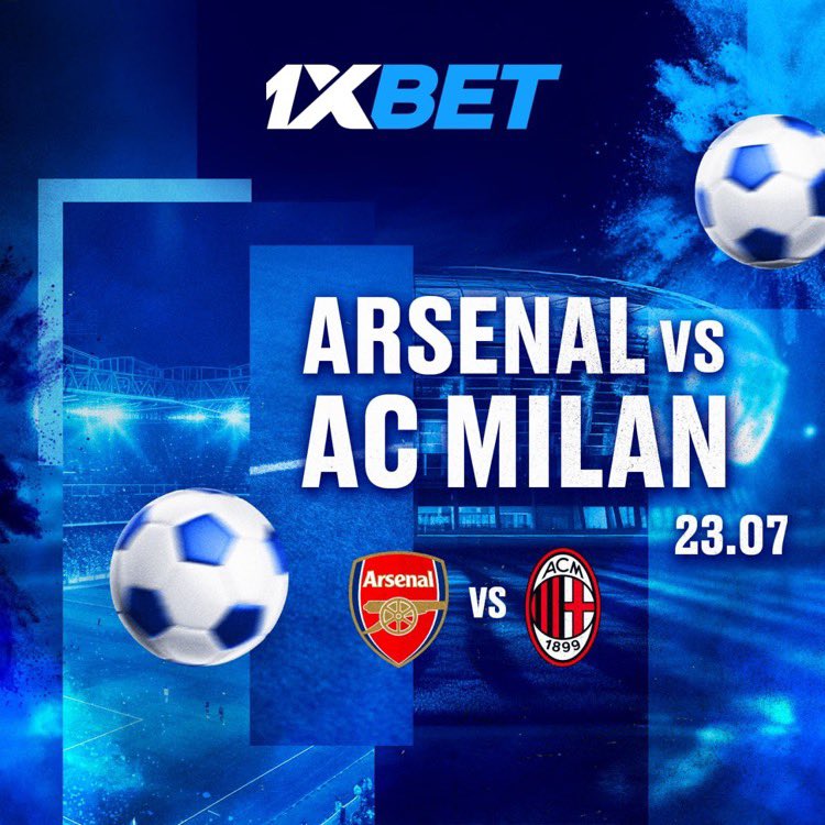 adeyhimself's tweet image. ⚽️⭐️Preseason heat
While Arsenal brings their distinctive style and toughness from Premier League, AC Milan is out to show off their Serie A firepower.
Don’t just watch — WIN BIG! 💥
👉 Sign up: bit.ly/4lOypiG and get N145k bonus on your first deposit.
