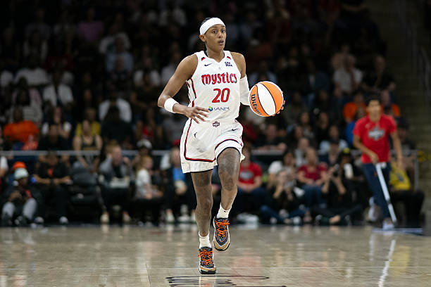 DailyNBAStats's tweet image. Brittney Sykes today:
18 points
5 assists
3 rebounds
2 steals
The Mystics lost to the Sparks by 7