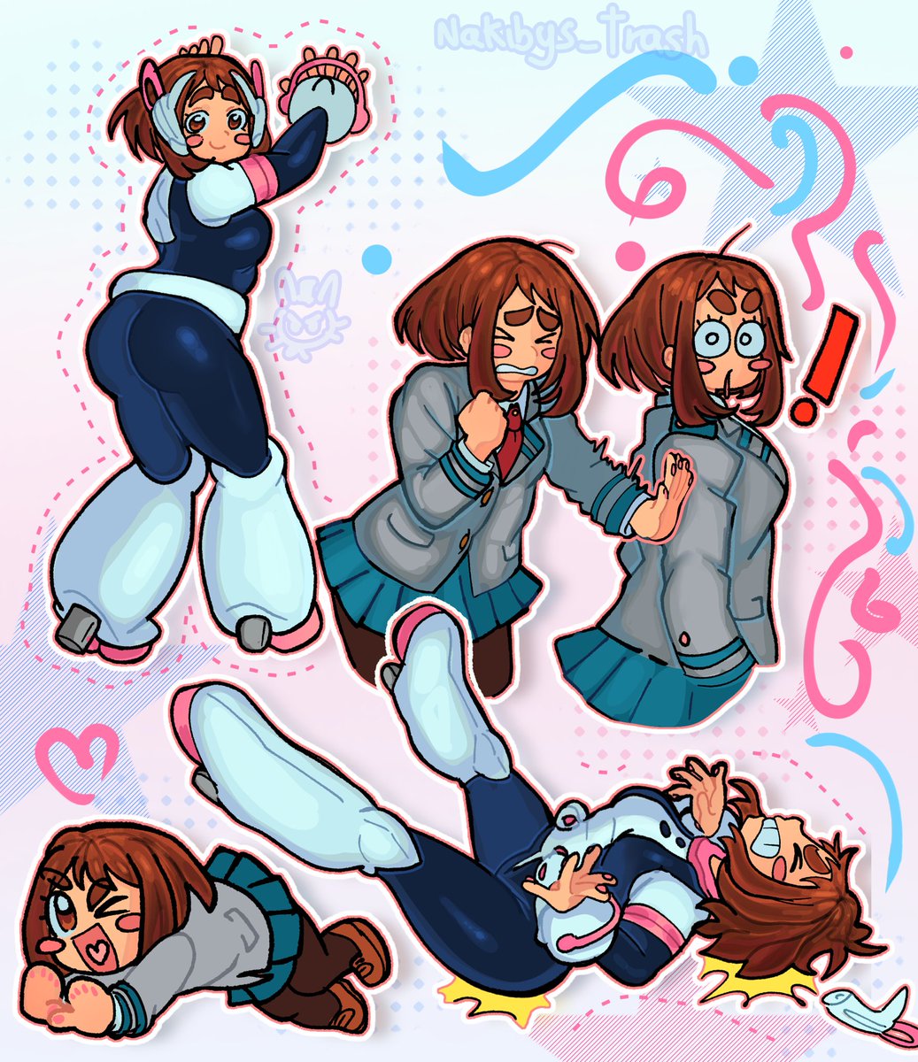 Nakibystrash's tweet image. More redraw frames
#Ochakouraraka #MHA