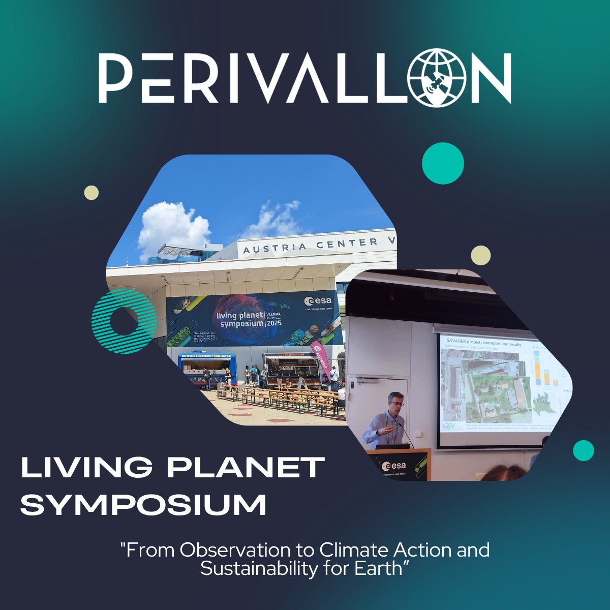 🌎At the Living Planet Symposium in Vienna, Dario Bellingeri from <a href="/arpalombardia/">ARPA Lombardia</a> highlighted PERIVALLON’s satellite, UAV and AI workflows for environmental compliance.

💡Key insight: 47 potential environmental crime sites identified in mere hours.