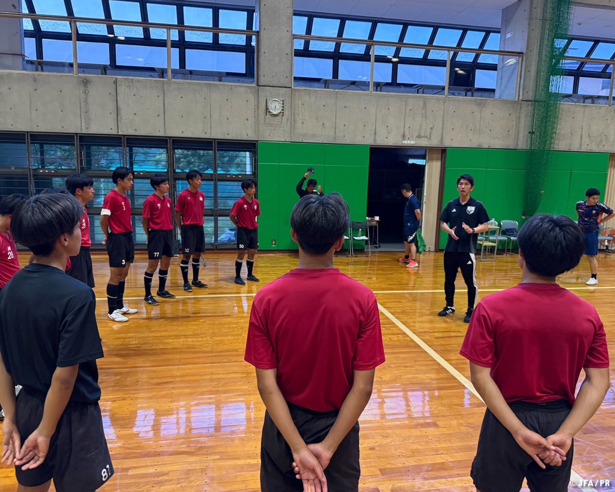JFA's tweet image. ⚽️JFAフットサルフィジカルフィットネスプロジェクト💪
6/29(日)にバサジィ大分U-18/日本文理大学附属高校の選手を対象に、3種目(V-cut、Jump test、Yo-Yo test)のフィットネステストを実施しました。…