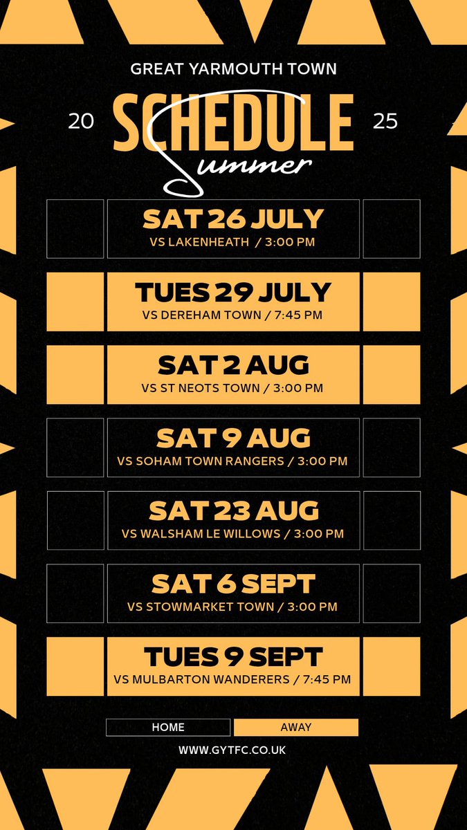 4 big home games for our supporters this summer. Your passion last season was incredible and it would be fantastic to see some big crowds again this year starting with our first game this Saturday. 
You are the lifeblood of this club and we appreciate every single one of you 🧡🖤