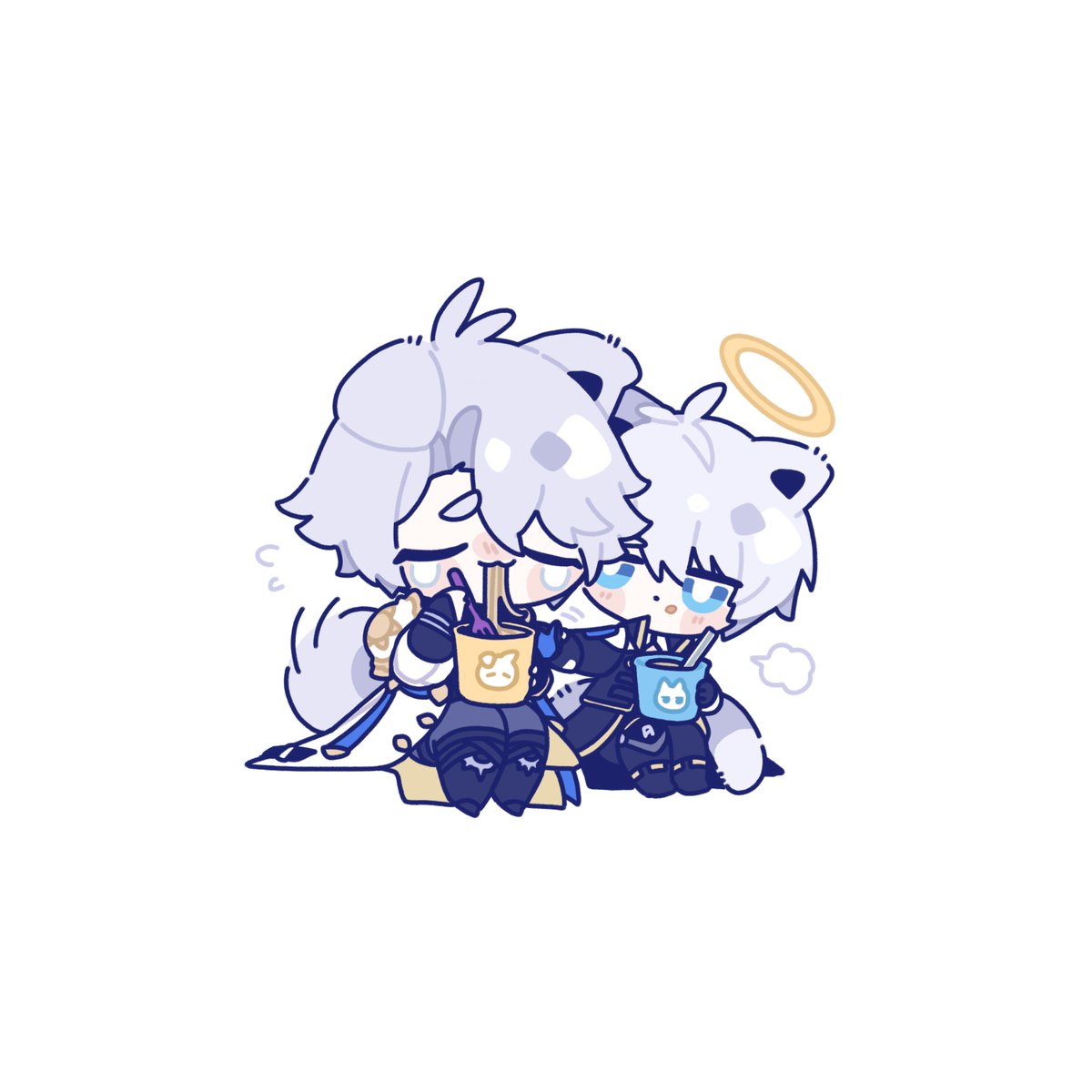 saden_meow's tweet image. Bro did a good job 🐶🐱🍜
#Phainon #kevinkaslana #HonkaiStarRail #HonkaiImpact3rd