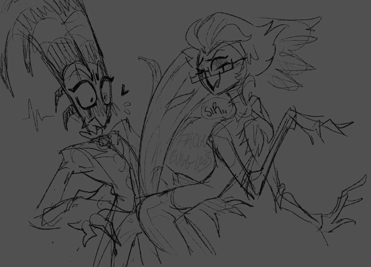 frogg_boxed's tweet image. secretary shenanigans wip #stolitznsfw #HelluvaBoss