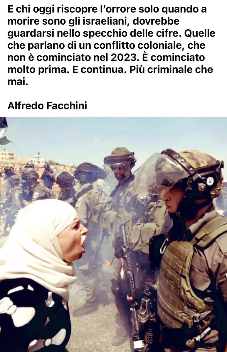 streetcnina's tweet image. VENTISETTEMILA
Prima del 7 ottobre, non c’era pace. C’era occupazione. Non c’era coesistenza.
C’era apartheid.
E chi oggi riscopre l’orrore solo quando a morire sono gli israeliani, dovrebbe guardarsi nello specchio delle cifre.
#Gaza
#GazaStarving