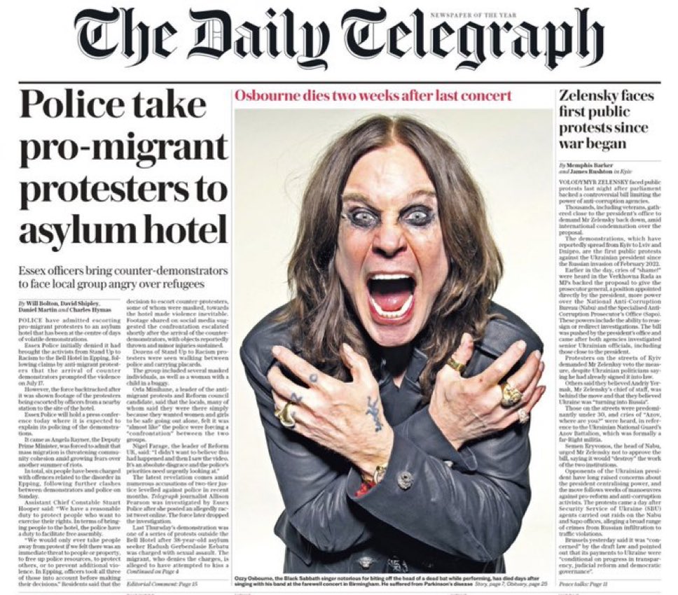LozzaFox's tweet image. Why are the police working for the invading force, instead of the people who pay their salaries.
Why are we paying tax anymore?
We are paying for our own destruction.
There is no political solution to this problem.
The only way out of this is Orwell.
“If there was hope, it…