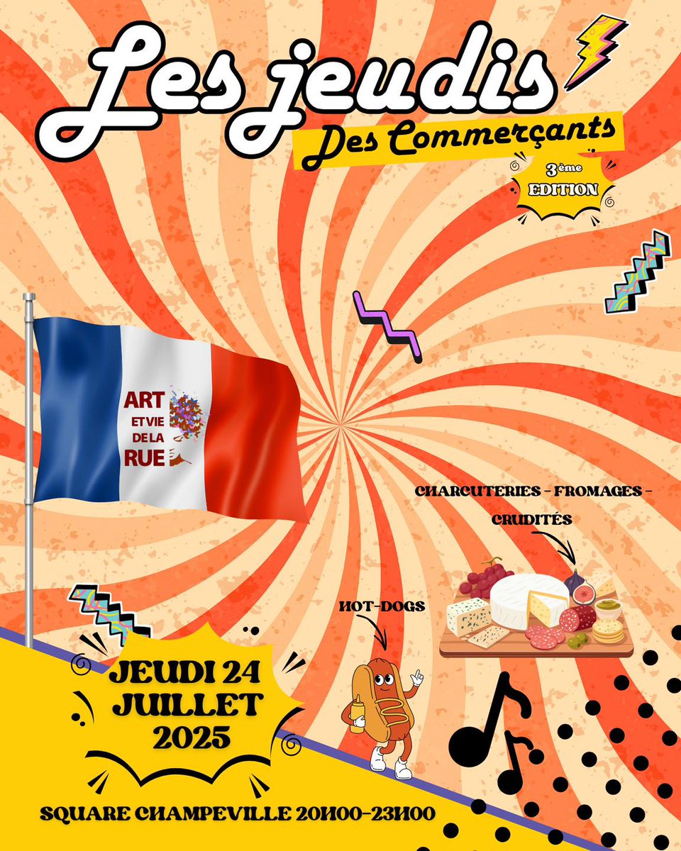 Demain c'est le Jeudi des Commerçants  de #Carpentras✨🎉
📅 Le dernier de la saison,📅 L'occasion ultime d'y participer, c'est ouvert à toutes et à tous ! 
➡️ Rejoignez-vos commerçants pour une soirée inoubliable ! 
Tous les détails :
facebook.com/carpentrasnotr…